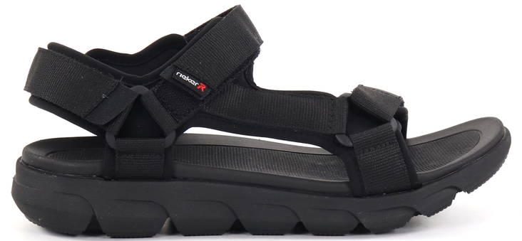 Rieker Sandaler 20802-01, svarta - Sandaler för herrar - 131223 - 1