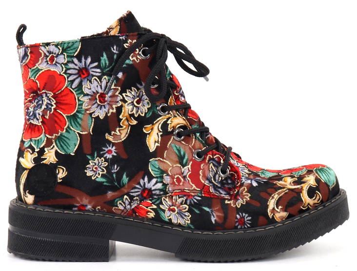 Rieker ankelboots för dam, 72010-90 svart multi - Rieker ankelboots - 131563 - 1