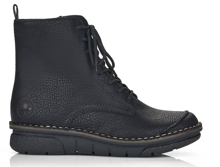 Rieker varma fodrade ankelstövlar för dam, 73310-00 svart - Rieker ankelboots - 131743 - 1