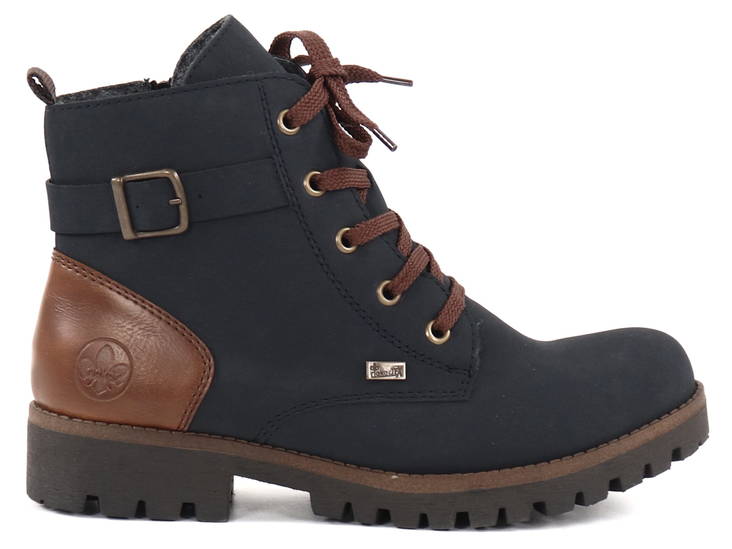 Rieker vattenavvisande dam kängor 78502-14 blå - Rieker ankelboots - 129343 - 1