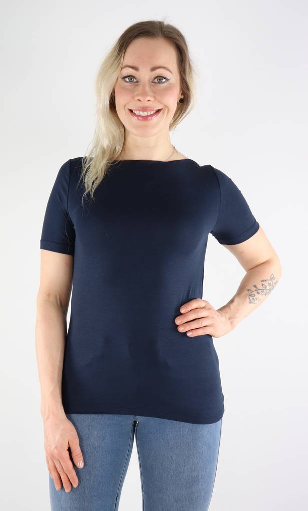 Vero Moda dam T-shirt Panda modal navyblazer - T-shirts för damer - 130573 - 1