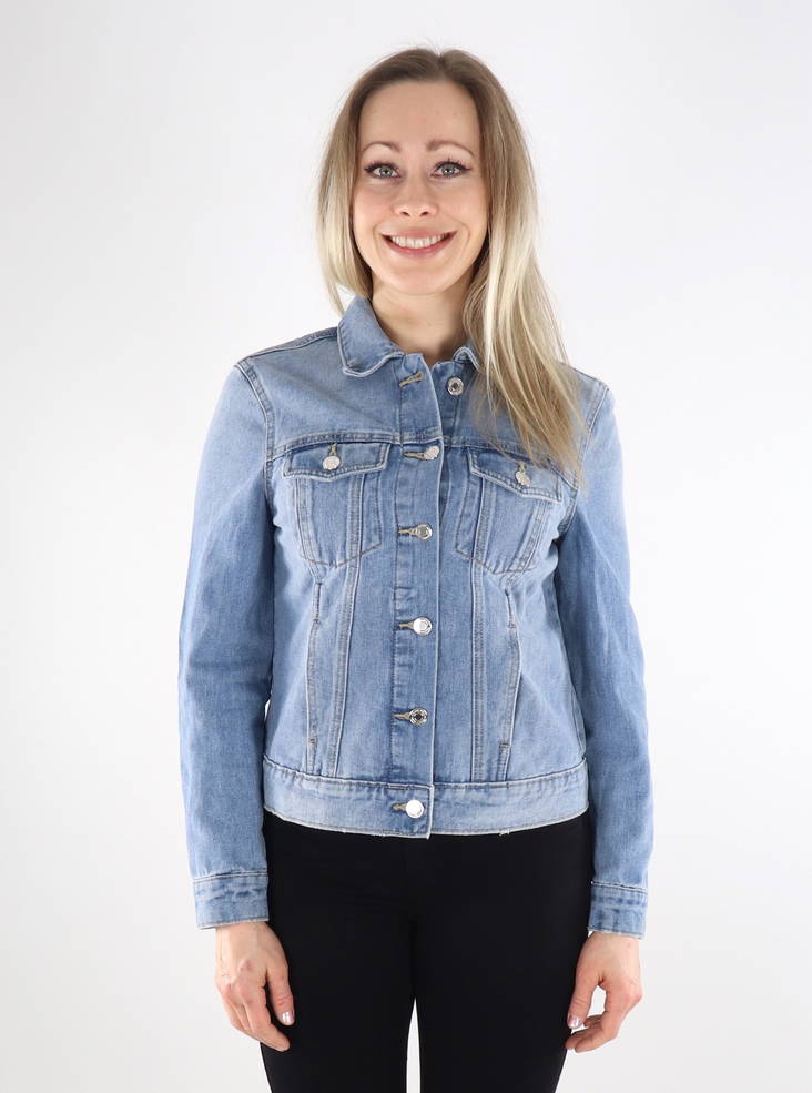 Jeansjacka dam Vero ModaZorica ljusblå - Jeansjackor för damer - 135373 - 1