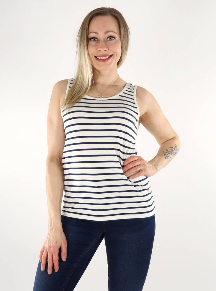 Only Topp Moster stripe - Toppar för damer - 135653 - 1