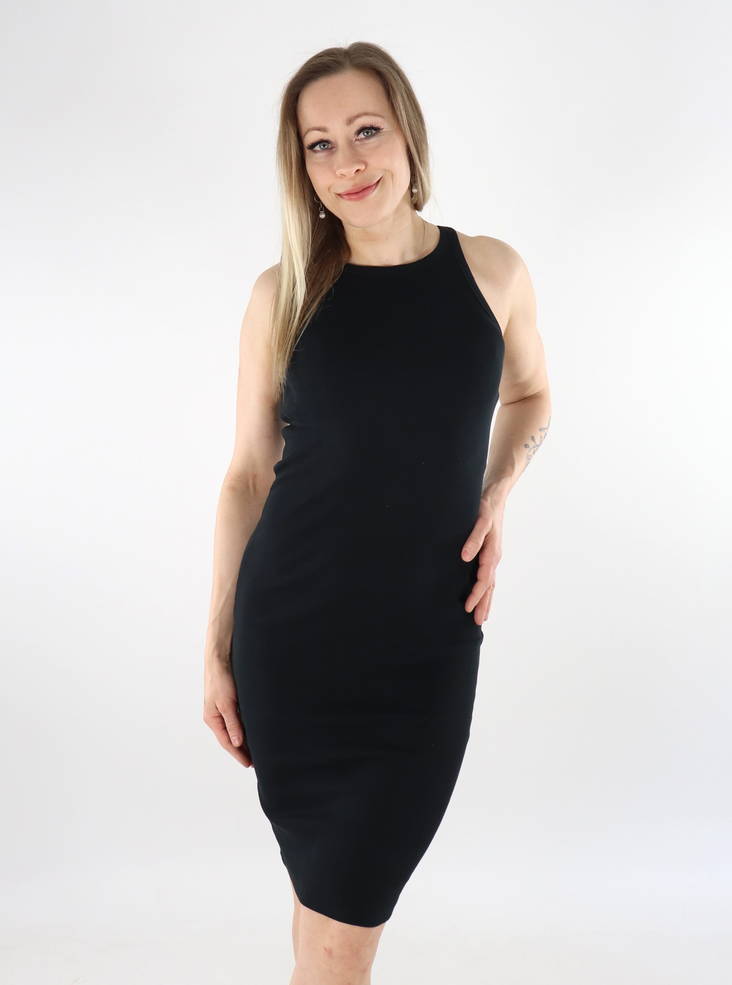 Vero Moda ribbad klänning svart - Klänningar och tunikor - 135853 - 1