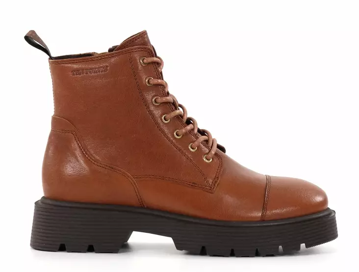 Ten Points ankelboots i läder för damer Mimmi 60501 Cognac - Stövletter och kängor för damer - 136923 - 1