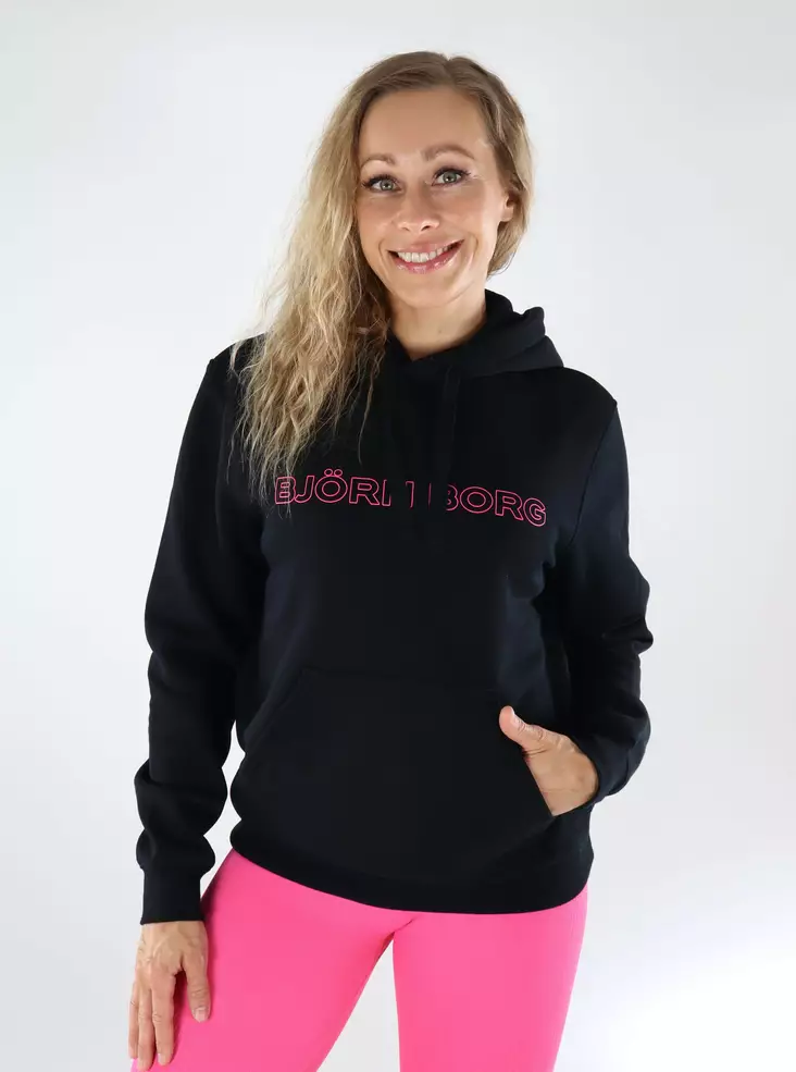 Björn Borg Dam Hoodie Essential 3 Svart - Huvtröjor och sweatshirts - 139083 - 1
