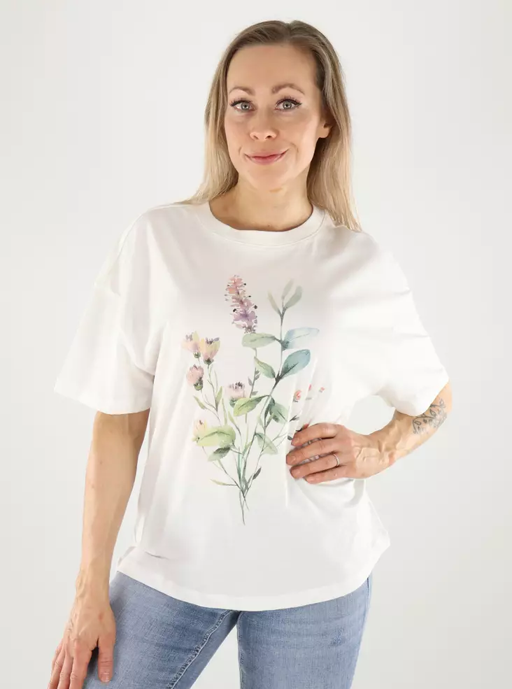 JDY t-shirt c.dancer/art fleur - T-shirts för damer - 140963 - 1