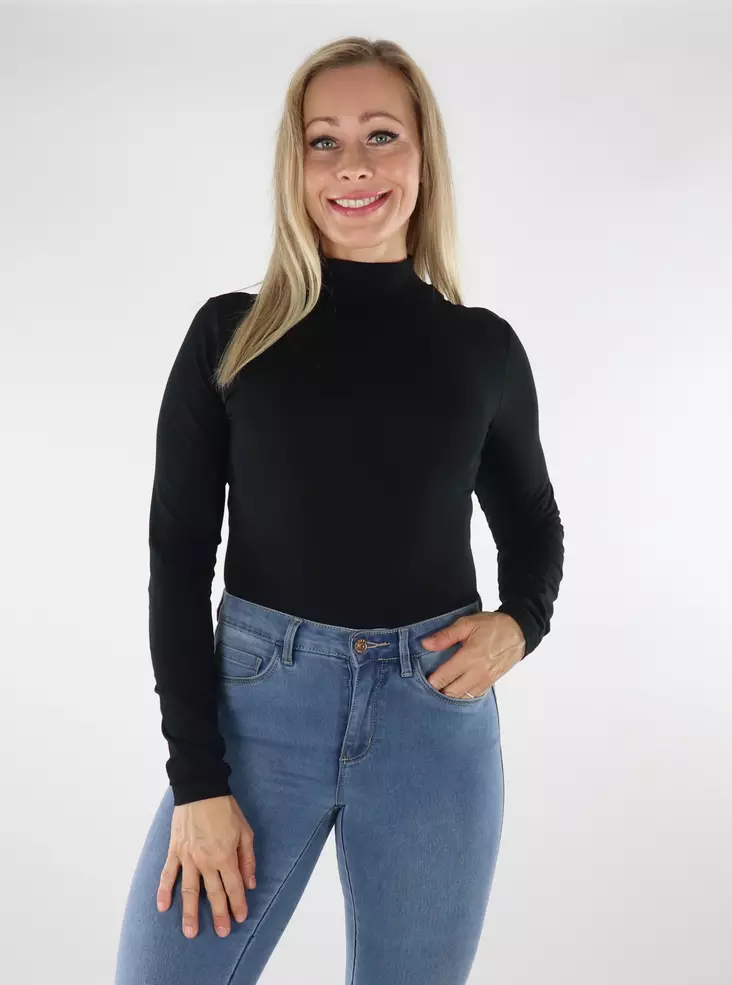JDY Skjorta ny turtleneck svart - Långärmade tröjor för  damer - 136523 - 1