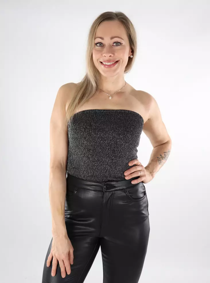 JJXX damtopp Glitter silver - Toppar för damer - 137363 - 1