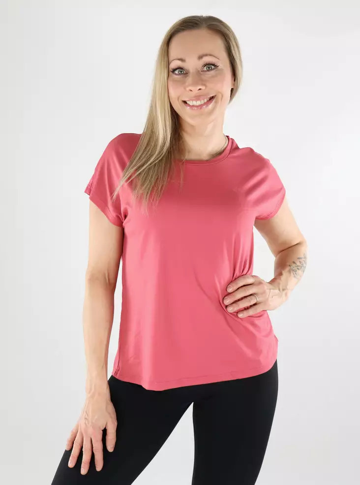 Only Play dam t-shirt Lös barockrosa - Sport T-shirts för damer - 138573 - 1