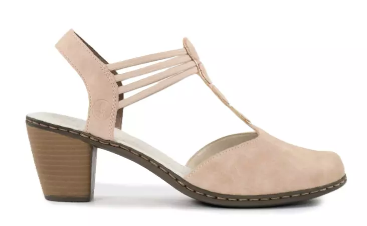 Rieker pumps / sandaler 40901-31 rosa - Klackskor och pumps - 138003 - 1