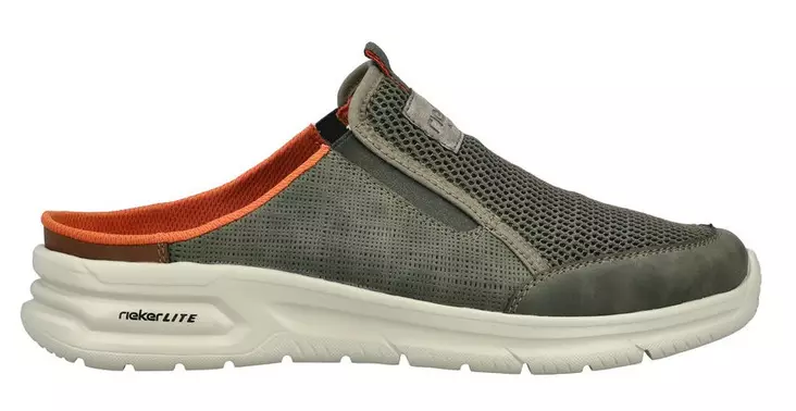 Rieker Mules B7390-54 grön - Sandaler för herrar - 140593 - 1