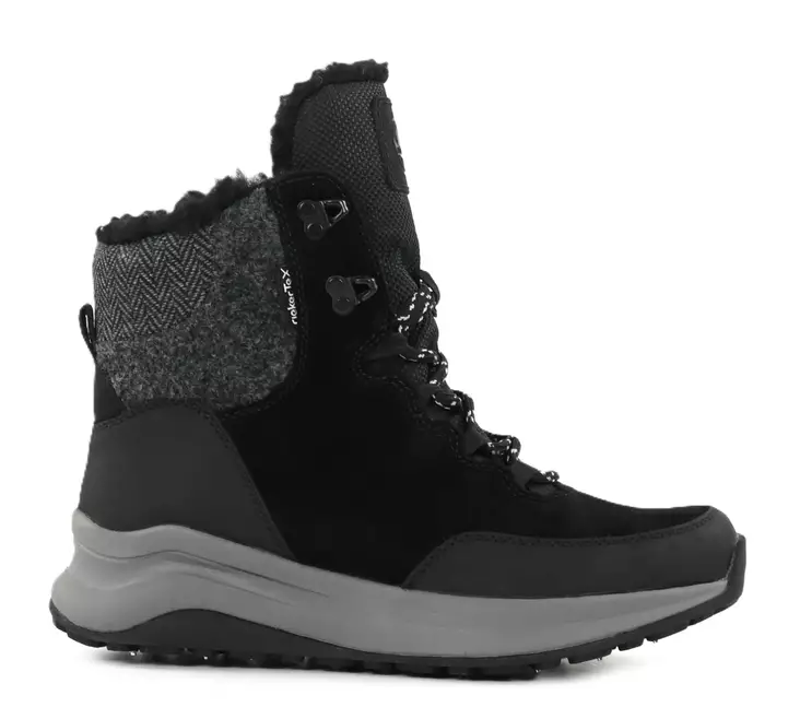 Rieker damskor med dubbar Z0826-00 svart - Rieker ankelboots - 139523 - 1