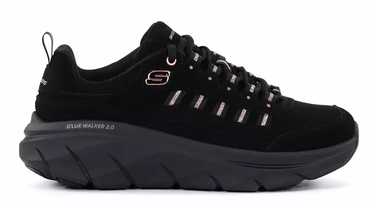 Skechers dam sneakers 150106/BKRG D'LUX WALKER 2.0 - GOLDEN STEP svart/roséguld - Skechers sneakers - 137403 - 1