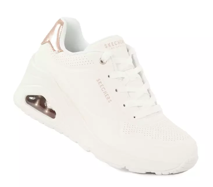 Skechers dam sneakers 177520/WHT UNO WEDGE - HI STEPS vit - Skechers sneakers - 138073 - 1