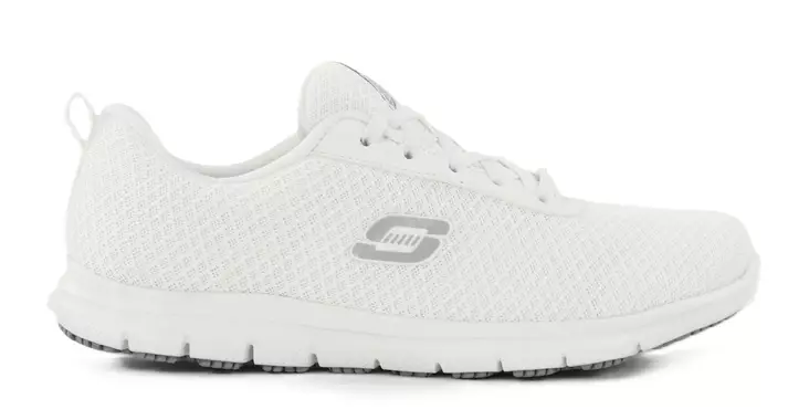 Skechers Work dam arbetsskor 77210EC/WHT GHENTER - BRONAUGH vit - Skechers arbetsskor för kvinnor - 139343 - 1