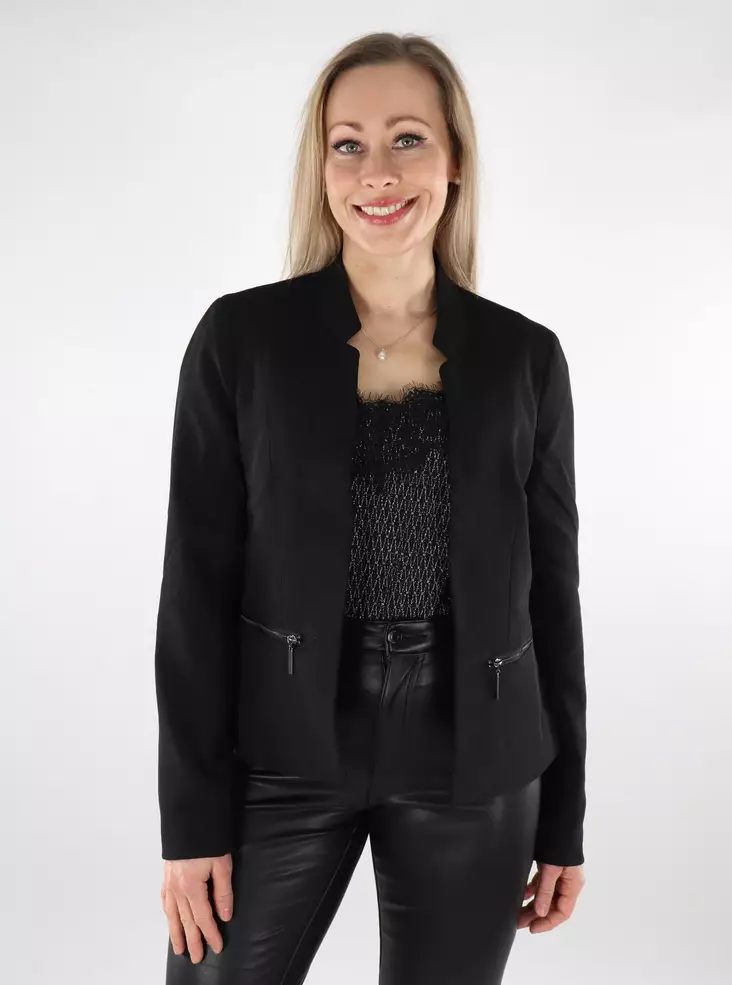 Vero Moda blazer dam Blixtlås svart - Kavajer för damer - 137493 - 1