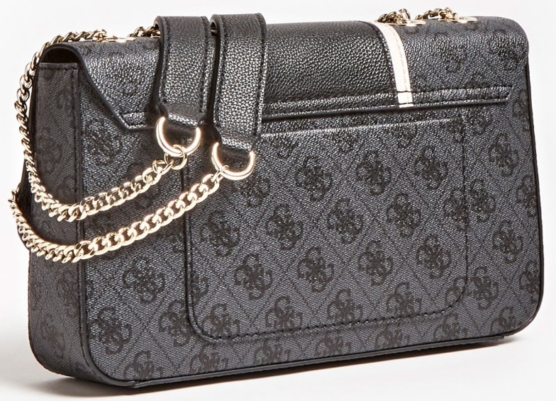 Guess Axelremsväska Open road coal Stilettoshop.se webbutik Guess Väska Open road svart Stilettoshop.se webbutik