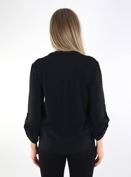 JDY damskjorta 7/8 svart - Långärmade tröjor för  damer - 135584 - 2
