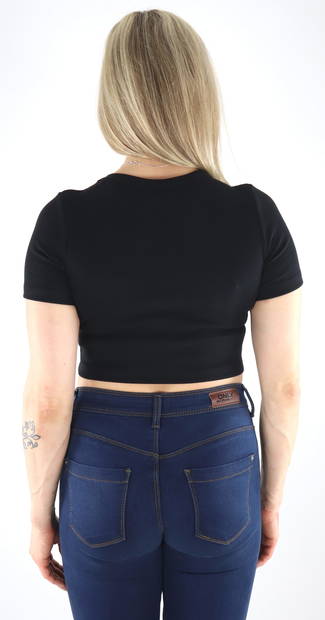 JJXX T-shirt Florie ribb svart - T-shirts för damer - 133214 - 2