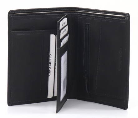 Läderplånbok WO-26, svart - Väskor - 131204 - 2