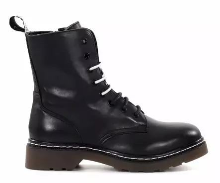 Musse&Cloud ankelboots i läder dam 2789994/SLV Efanyst svart/silver - Stövletter och kängor för damer - 136644 - 1