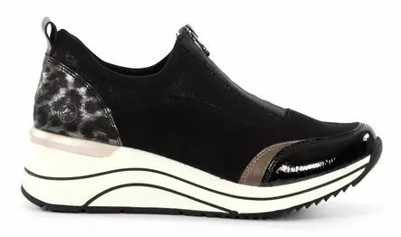 Rieker Remonte Kilklackade sneakers för damer D0T08-02 svart - Sneakers för damer - 136874 - 1