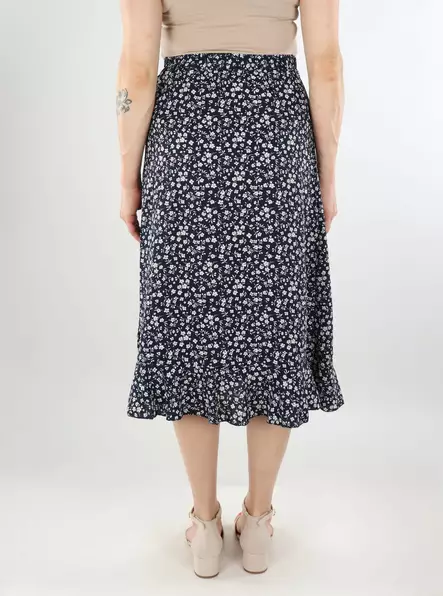 Only omlottkjol Flounce Long night sky - Kjolar - 138574 - 2