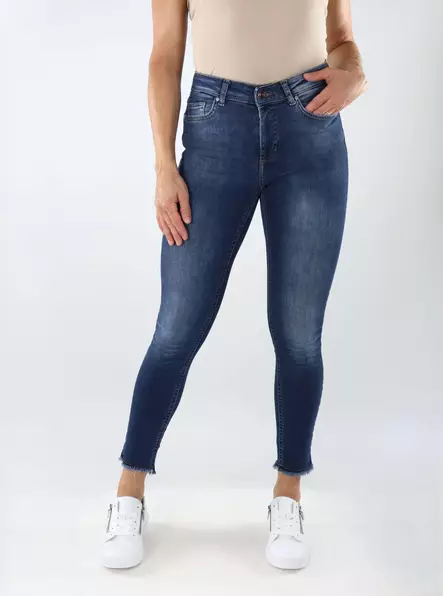 Only stretchjeans ONLBLUSH Mid dark medium blue - Jeans för damer - 138974 - 1