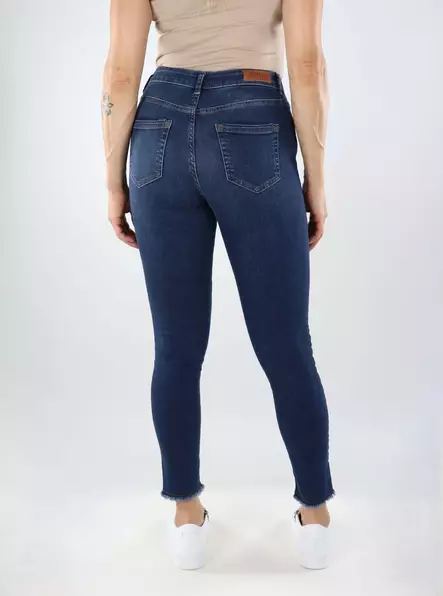 Only stretchjeans ONLBLUSH Mid dark medium blue - Jeans för damer - 138974 - 2