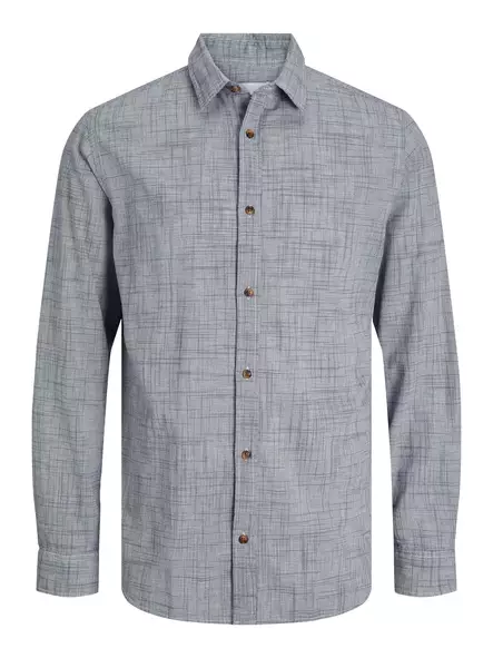 Jack&Jones herrskjorta Struktur marinblå blazer - Skjortor för herrar - 135124 - 1