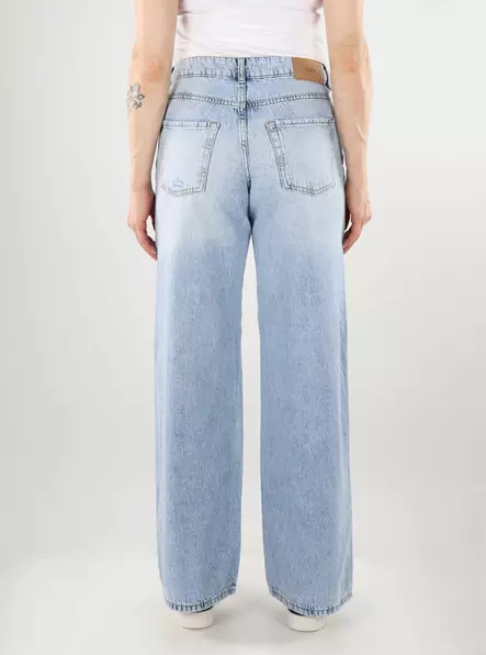 JJXX damjeans med låg midja vid LW ljusblå denim - Jeans för damer - 138044 - 2