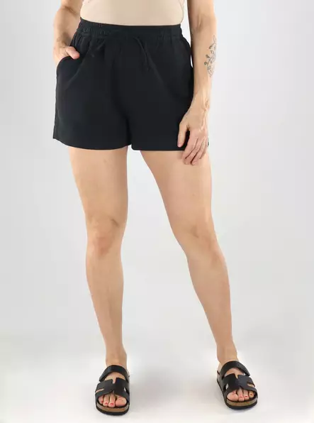 JJXX bomullsshorts Waffel svarta - Shorts och capribyxor för damer - 141104 - 1