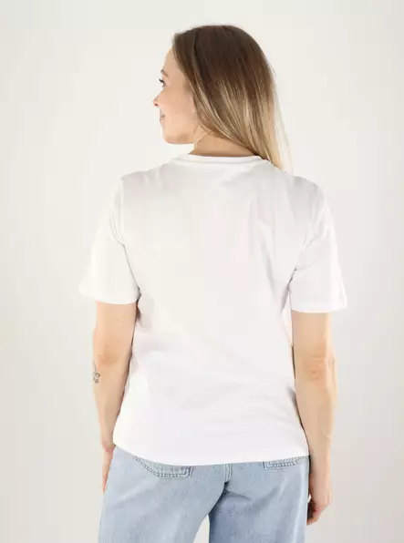 Only dam t-shirt Luxe Top ljusvit - T-shirts för damer - 140174 - 2