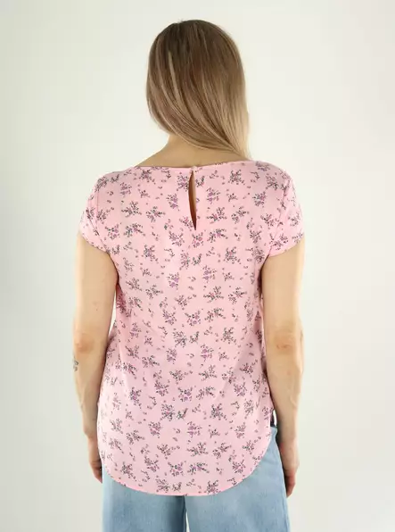 Only t-shirt ONLNOVA romance rosa/petite - T-shirts för damer - 140934 - 2