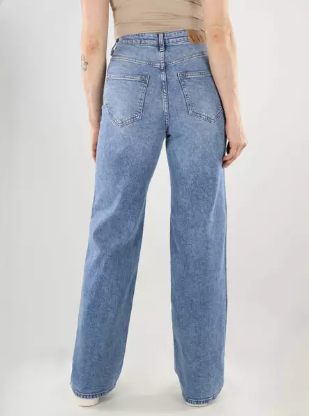 Vero Moda damjeans med vida ben STRETCH hr wide RA3071 ljusblå denim - Jeans för damer - 140254 - 2
