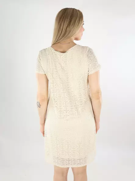 Vero Moda spetsklänning V-Neck birch - Klänningar och tunikor - 138564 - 2