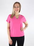 JDY T-shirt Lion S/S ibis rose - T-shirts för damer - 135094 - 1
