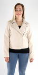 JJXX damjacka Gail faux biker moonbeam - Skinnjackor och PU-jackor för damer - 130824 - 1