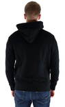 Jack & Jones herr huvtröja Logo hood, svart, vinröd - Huvtröjor för herrar - 127004 - 3