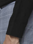 Jack & Jones stickad herr tröja i merinoull Mark merino svart - Stickat för herrar - 129924 - 3