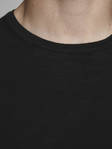 Jack & Jones stickad herr tröja i merinoull Mark merino svart - Stickat för herrar - 129924 - 4