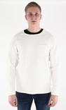 Jack & Jones herr tröja Eterry o-neck, vit, mörkblå - Tröjor för herrar - 126604 - 2