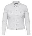 Only Carmakoma Jeansjacka Wespa vit - Jeansjackor för damer - 128574 - 5