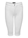 Only Carmakoma Capris Augusta hw, vit - Shorts och capribyxor för damer - 131104 - 5