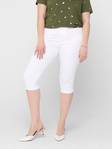 Only Carmakoma Capris Augusta hw, vit - Shorts och capribyxor för damer - 131104 - 3