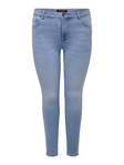 Only Carmakoma Jeans Augusta hw ljusblå - Jeans för damer - 132774 - 5