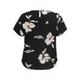 Only Carmakoma Plus size blommig dam t-shirt Vica Svart florence - T-shirts för damer - 126634 - 5