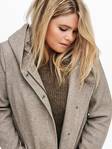 Only Carmakoma Plus size dam jacka, stor huva Sedona light Walnut ljusbrun - Lätta jackor för damer - 129104 - 3