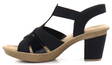 Rieker Sandaler 665K3-00 svart - Rieker sandals - 133304 - 2